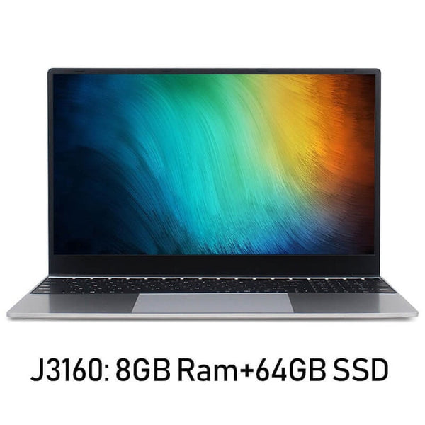 Intel Core i7 Notebook Computer 15.6 inch 8GB RAM 256GB/512GB/1TB SSD J3160 Quad Core Laptops With FHD Display Ultrabook