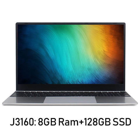 Intel Core i7 Notebook Computer 15.6 inch 8GB RAM 256GB/512GB/1TB SSD J3160 Quad Core Laptops With FHD Display Ultrabook