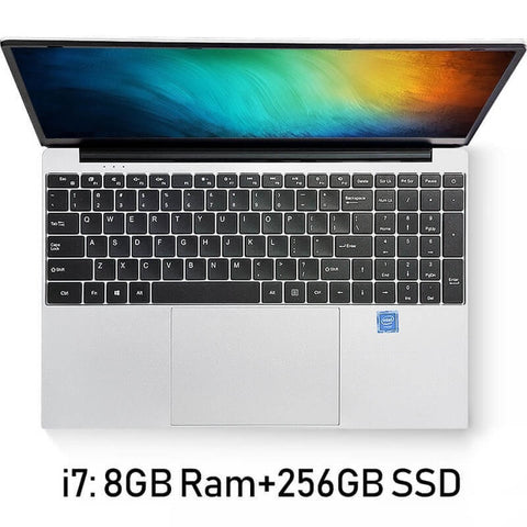 Intel Core i7 Notebook Computer 15.6 inch 8GB RAM 256GB/512GB/1TB SSD J3160 Quad Core Laptops With FHD Display Ultrabook