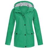 Raincoat Women Plus Size Waterproof Windproof Hooded Camping Tour Rain Coat Non-disposable Capa de chuva Regenhoes Dropship /C