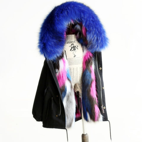 2019 Winter Children Clothing Imitation Fur Girls Coat  Hooded Boysand Girls Jackets Overcoat Warm Faux Fur Coat Outwear Parkas