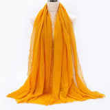 2019 women bubble cotton solid Islam muslim head scarf shawls and wraps pashmina female foulard viscose maxi crinkle cloud hijab - THE PLACE TO BE !!