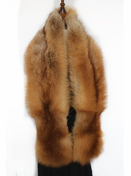 Natural Real Fur Scarves Women 120cm Winter Men Double-sided Genuine Silver Fox Scarf Couple's Luxury Grey Fox Collar Shawl