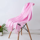 Winter Women Scarf Thin Shawls and Wraps Lady long Solid hijab Stoles Cashmere Pashmina Cashmere Shawl Autumn Head Scarves 2019 - THE PLACE TO BE !!