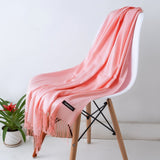 Winter Women Scarf Thin Shawls and Wraps Lady long Solid hijab Stoles Cashmere Pashmina Cashmere Shawl Autumn Head Scarves 2019 - THE PLACE TO BE !!