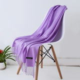 Winter Women Scarf Thin Shawls and Wraps Lady long Solid hijab Stoles Cashmere Pashmina Cashmere Shawl Autumn Head Scarves 2019 - THE PLACE TO BE !!