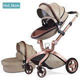 Baby Stroller 3 in 1,Hot Mom travel system High Land-scape stroller with bassinet in 2019 Folding Carriage for Newborns baby,F22 - THE PLACE TO BE !!