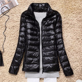 7XL Cheap Ultra Light Down Winter Warm Hooded Feather Puffer Jacket For Girl Short Spring Autumn Coat Female Women Big Size Duck - THE PLACE TO BE !!