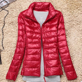 7XL Cheap Ultra Light Down Winter Warm Hooded Feather Puffer Jacket For Girl Short Spring Autumn Coat Female Women Big Size Duck - THE PLACE TO BE !!