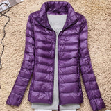 7XL Cheap Ultra Light Down Winter Warm Hooded Feather Puffer Jacket For Girl Short Spring Autumn Coat Female Women Big Size Duck - THE PLACE TO BE !!