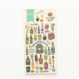 Mohamm cute diary korean Calendar decorative stickers scrapbooking japanese stationery School Supplies
