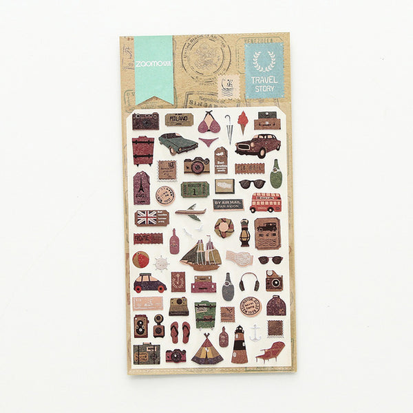 Mohamm cute diary korean Calendar decorative stickers scrapbooking japanese stationery School Supplies