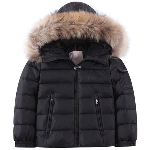 Adult and kid's Hooded down jacket Girl's 90% white duck down hooded jacket - THE PLACE TO BE !!