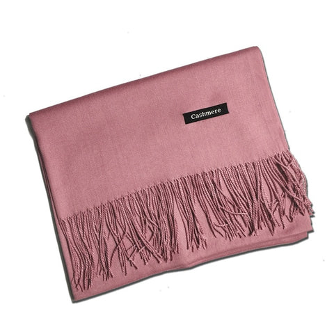 2019 winter scarves for women shawls warm wraps lady pashmina pure blanket cashmere scarf neck headband hijabs stoles foulard