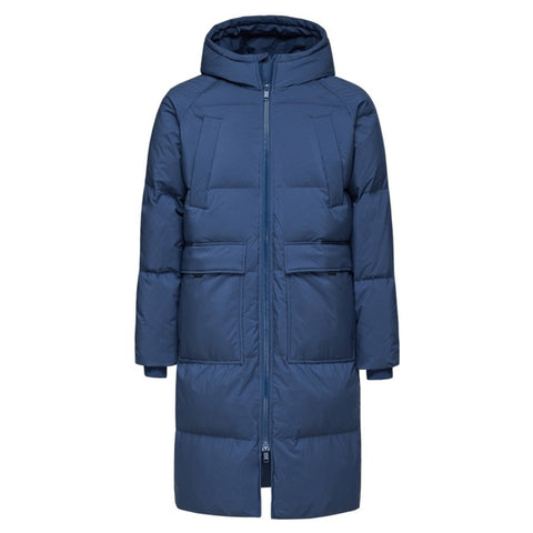 SEMIR 2019 New Clothing Down Winter Jackets Business Long Thick Winter Coat Men Solid Fashion Overcoat Outerwear Warm