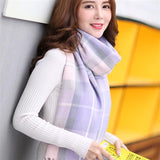VEITHDIA Hot Autumn Winter Female Wool Scarf Women Cashmere Scarves Wide Lattices Long Shawl Wrap Blanket Warm Tippet wholesale - THE PLACE TO BE !!