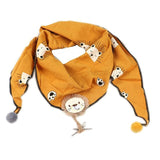 Spring Baby Girls Dot Plaid Triangle Scarves Autumn Winter Boys Girls Shawl Children Cotton Neck Collars Warm Kids Neckerchief - THE PLACE TO BE !!