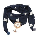 Spring Baby Girls Dot Plaid Triangle Scarves Autumn Winter Boys Girls Shawl Children Cotton Neck Collars Warm Kids Neckerchief - THE PLACE TO BE !!