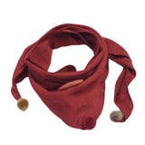 Spring Baby Girls Dot Plaid Triangle Scarves Autumn Winter Boys Girls Shawl Children Cotton Neck Collars Warm Kids Neckerchief - THE PLACE TO BE !!