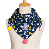 Spring Baby Girls Dot Plaid Triangle Scarves Autumn Winter Boys Girls Shawl Children Cotton Neck Collars Warm Kids Neckerchief - THE PLACE TO BE !!