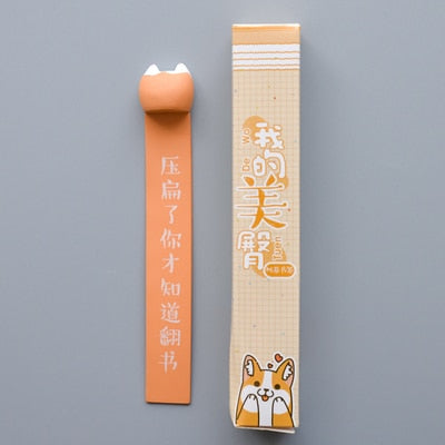 Lovely Cartoon Dog Cat Hamster Fox Ass Bookmarks Novelty Book Reading Item Creative Gift for Kids Children Stationery