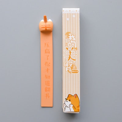 Lovely Cartoon Dog Cat Hamster Fox Ass Bookmarks Novelty Book Reading Item Creative Gift for Kids Children Stationery