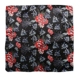 50*50cm Women's Scarf Fashion Spring Summer Striped Silk Square Scarves Girls Printed Handkerchief Chiffon Scarf Neck Accessory - THE PLACE TO BE !!