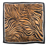 50*50cm Women's Scarf Fashion Spring Summer Striped Silk Square Scarves Girls Printed Handkerchief Chiffon Scarf Neck Accessory - THE PLACE TO BE !!