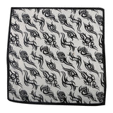 50*50cm Women's Scarf Fashion Spring Summer Striped Silk Square Scarves Girls Printed Handkerchief Chiffon Scarf Neck Accessory - THE PLACE TO BE !!