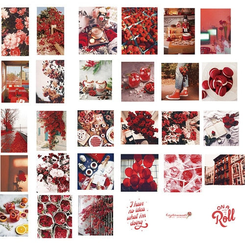 60 Pcs/lot Kawaii Stickers Vintage INS Photo Stickers for Srapbooking Decoration Bullet Journal Stationery Stickers Girls Gift