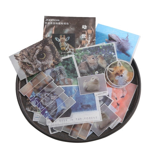 60 Pcs/lot Kawaii Stickers Vintage INS Photo Stickers for Srapbooking Decoration Bullet Journal Stationery Stickers Girls Gift