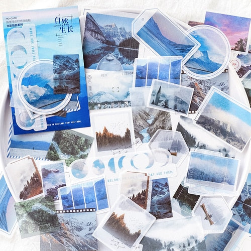 60 Pcs/lot Kawaii Stickers Vintage INS Photo Stickers for Srapbooking Decoration Bullet Journal Stationery Stickers Girls Gift