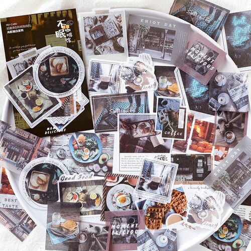 60 Pcs/lot Kawaii Stickers Vintage INS Photo Stickers for Srapbooking Decoration Bullet Journal Stationery Stickers Girls Gift