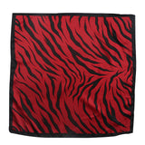 50*50cm Women's Scarf Fashion Spring Summer Striped Silk Square Scarves Girls Printed Handkerchief Chiffon Scarf Neck Accessory - THE PLACE TO BE !!