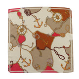 50*50cm Women's Scarf Fashion Spring Summer Striped Silk Square Scarves Girls Printed Handkerchief Chiffon Scarf Neck Accessory - THE PLACE TO BE !!