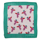 50*50cm Women's Scarf Fashion Spring Summer Striped Silk Square Scarves Girls Printed Handkerchief Chiffon Scarf Neck Accessory - THE PLACE TO BE !!