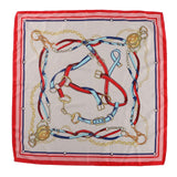 50*50cm Women's Scarf Fashion Spring Summer Striped Silk Square Scarves Girls Printed Handkerchief Chiffon Scarf Neck Accessory - THE PLACE TO BE !!