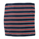 50*50cm Women's Scarf Fashion Spring Summer Striped Silk Square Scarves Girls Printed Handkerchief Chiffon Scarf Neck Accessory - THE PLACE TO BE !!