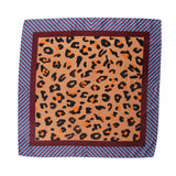 50*50cm Women's Scarf Fashion Spring Summer Striped Silk Square Scarves Girls Printed Handkerchief Chiffon Scarf Neck Accessory - THE PLACE TO BE !!