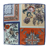 50*50cm Women's Scarf Fashion Spring Summer Striped Silk Square Scarves Girls Printed Handkerchief Chiffon Scarf Neck Accessory - THE PLACE TO BE !!