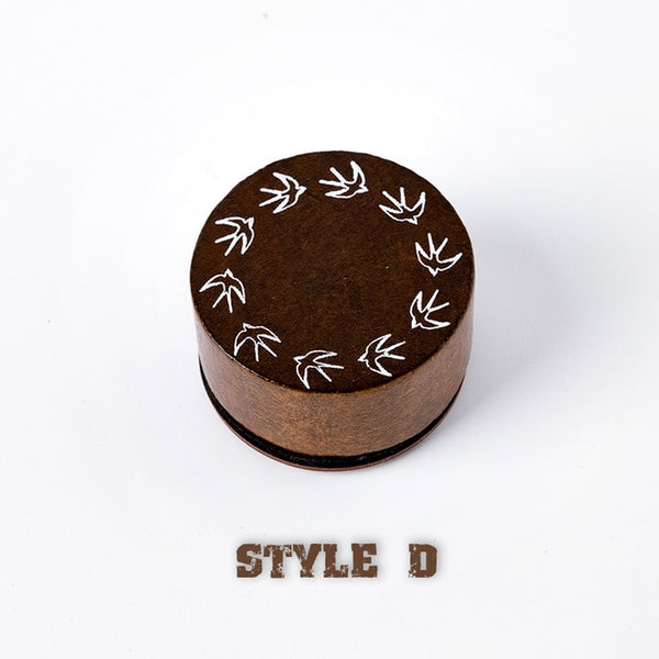 Mr Paper 9 Designs Vintage Retro Roman Numerals Clock Wooden Rubber Stamps for Scrapbooking Deco Craft Standard Wooden Stamps