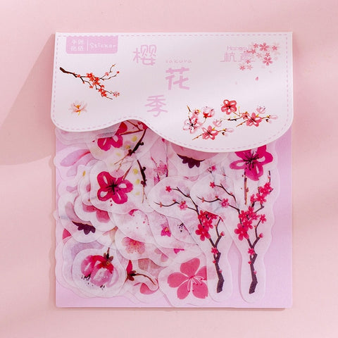 80 pcs/bag Japanese Stationery Stickers Cute Cat Sticky Paper Kawaii PVC Diary Bear sticker For Decoration Diary Scrapbooking