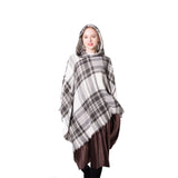 New Woman keep warm Solid Color Hooded Cape Poncho  Winter Collar Knitted Sweater Outdoor Wear Tassel  Coat For  fashion Female - THE PLACE TO BE !!