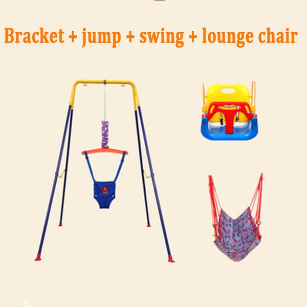 Children's swing With a baby artifact Baby bouncing chair baby child jumping chair fitness frame swing indoor hanging chair toy