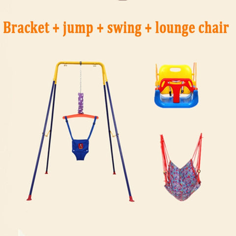 Children's swing With a baby artifact Baby bouncing chair baby child jumping chair fitness frame swing indoor hanging chair toy