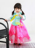 Children Korean Girl Hanbok Dress Costume Ethnic Dance Traditional Long Sleeve Cosplay Tailored Family Matching Clothes - THE PLACE TO BE !!
