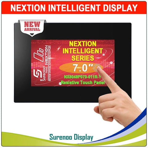 7.0" NX8048P070 Nextion Intelligent HMI UART Serial TFT LCD Module Display Panel Resistive or Capactive Touch Panel Enclosure