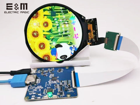 3.4 Inch IPS Round Circular LCD Display 800*800 Screen With Touch Panel Hdmi To Mipi Controller Board For Smart Watch Monitor - THE PLACE TO BE !!