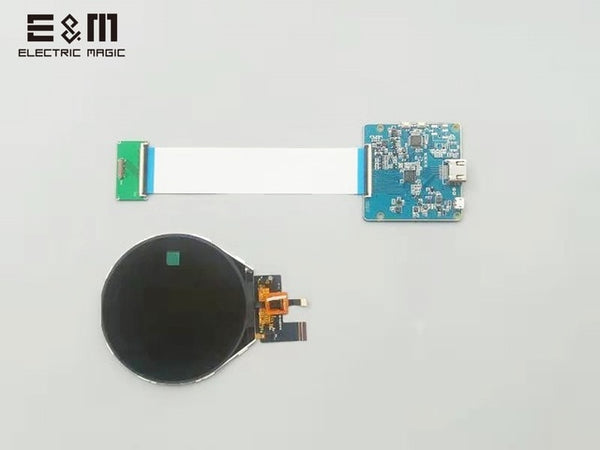 3.4 Inch IPS Round Circular LCD Display 800*800 Screen With Touch Panel Hdmi To Mipi Controller Board For Smart Watch Monitor