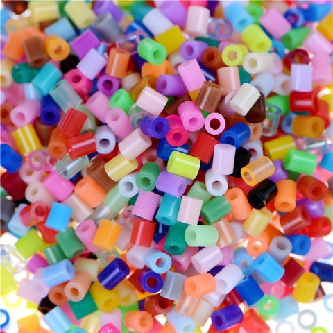 2.6mm 1000pcs/pack Perler Beads Iron Beads for kids Hama Beads Fuse Beads Diy Puzzles Mini mixcolor hama Beads quality Gift